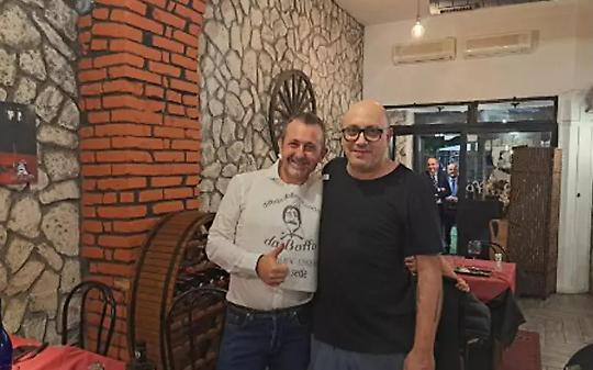  Andrea Delmastro (S) insieme a Mauro Caroccia