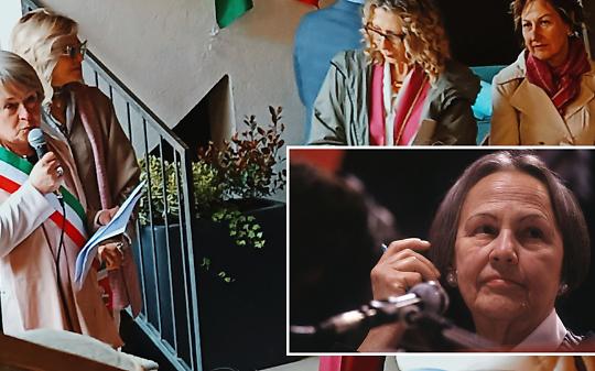 Dopo l'alluvione, Lauriano intitola la biblioteca a Nilde Iotti: sala piena e comunit&agrave; presente