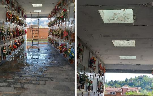 Infiltrazioni al cimitero di Gassino: &ldquo;Comune avvisato da un anno, ma nessuno &egrave; intervenuto&rdquo;