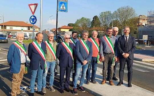 Nole, la nuova rotatoria