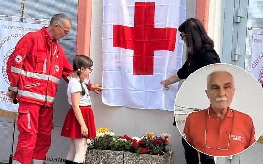 Il ricordo di Emilio Cosola diventa concreto: targa e nuovo mezzo per la Croce Rossa