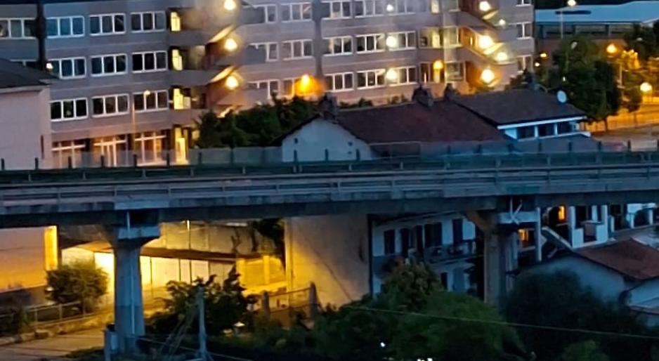 Tribunale di Ivrea in fiamme. I cittadini han sentito un forte boato