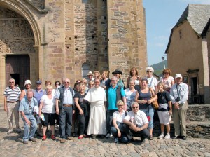 La delegazione di Cavagnolo a Conques