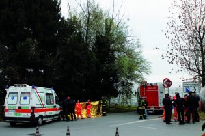I soccorsi intervenuti sul posto