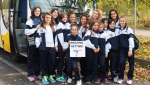 Le giovani dello Skating Settimo