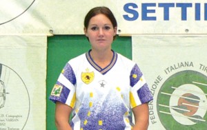 Stefania Rolle sul gradino più alto del podio