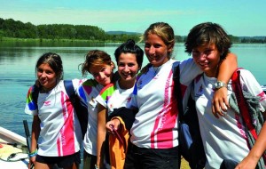 Alcuni giovanissimi portacolori della 2010 Canottieri Candia