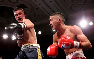Daniele Limone impegnato nelle World Series of Boxing
