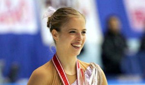 L'affascinante pattinatrice Carolina Kostner