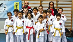 Il gruppo del Budokan Karate Caluso