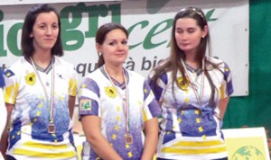 Stefania Rolle sul podio di Rimini