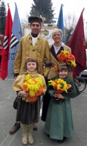 Strambino Fonte Francesco e Virota Elisa con Rudellat Stella e Cordera Asia Carnevale 2014
