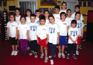 I giovanissimi atleti della Boxe Chivasso
