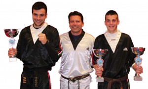 Simone, Enzo e Luca Barbiere dell' Action Team Italia