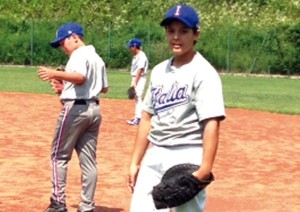 Riccardo Cirillo con la maglia della Nazionale Under 15
