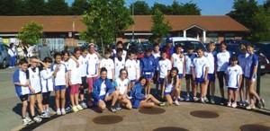La nutrita delegazione dell'Atletica Settimese