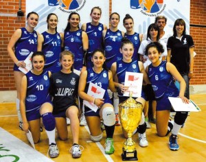 Le campionesse regionali Under 14 della Lilliput Settimo