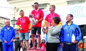 Fabrizio Beccaris alla premiazione