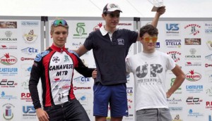 Il podio del Trofeo Lago di Candia