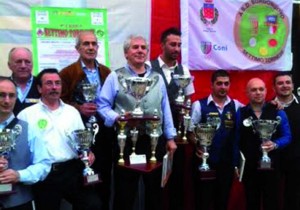 La premiazione al circolo Borgonuovo