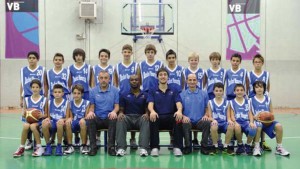 Riccardo Bertolo in maglia Basket Venaria