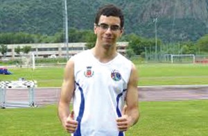 Simone Antonino dell'Atletica Settimese