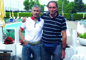 Fabrizio Broggini e Livio Mezzo del Tennis Club Tescaro