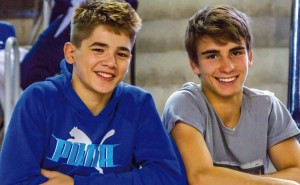 Il sorriso dei due promettenti settimesi