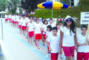 La delegazione della Libertas Nuoto Chivasso a Chianciano Terme