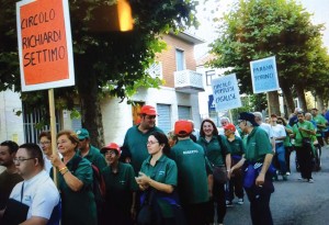 La sfilata della delegazione Asd Richiardi