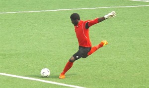 Il portiere del Gassinosanraffaele Okumador