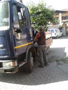Bairo Sapei e il suo camion