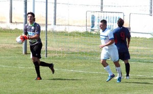 Il portiere del Volpiano Ignazzi