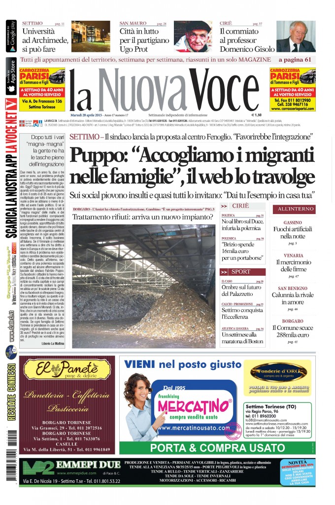 La Nuova Voce (prima pagina)