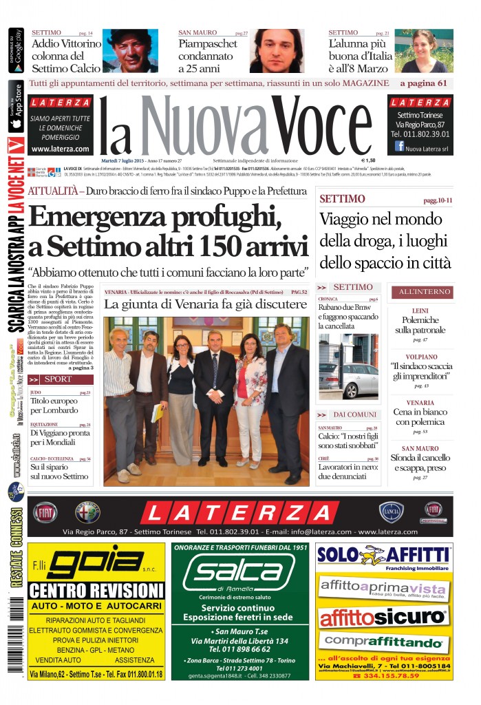 prima pagina