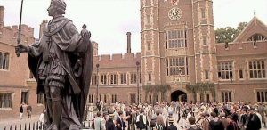 Saint Trinity, Eton College, Eton, Berkshire Inghilterra, nel film MOMENTI DI GLORIA