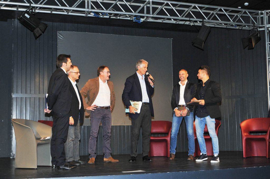 Da sinistra Venturini, Crosetti, Puppo, Malagò, Toniolo e Basile