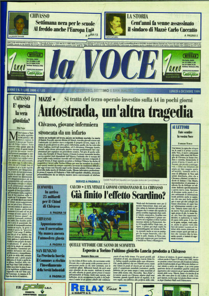 Primo numero de La Voce