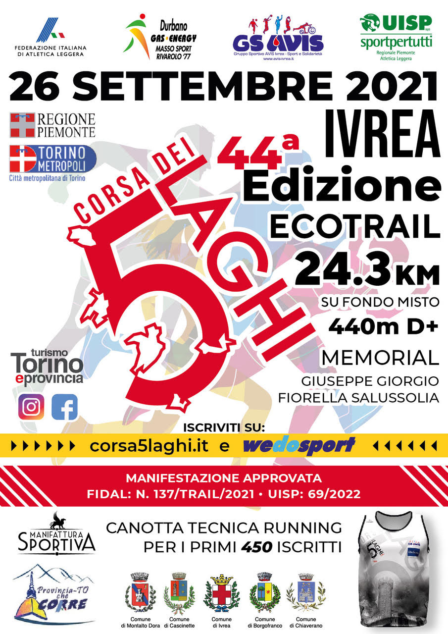 corsa 5 laghi
