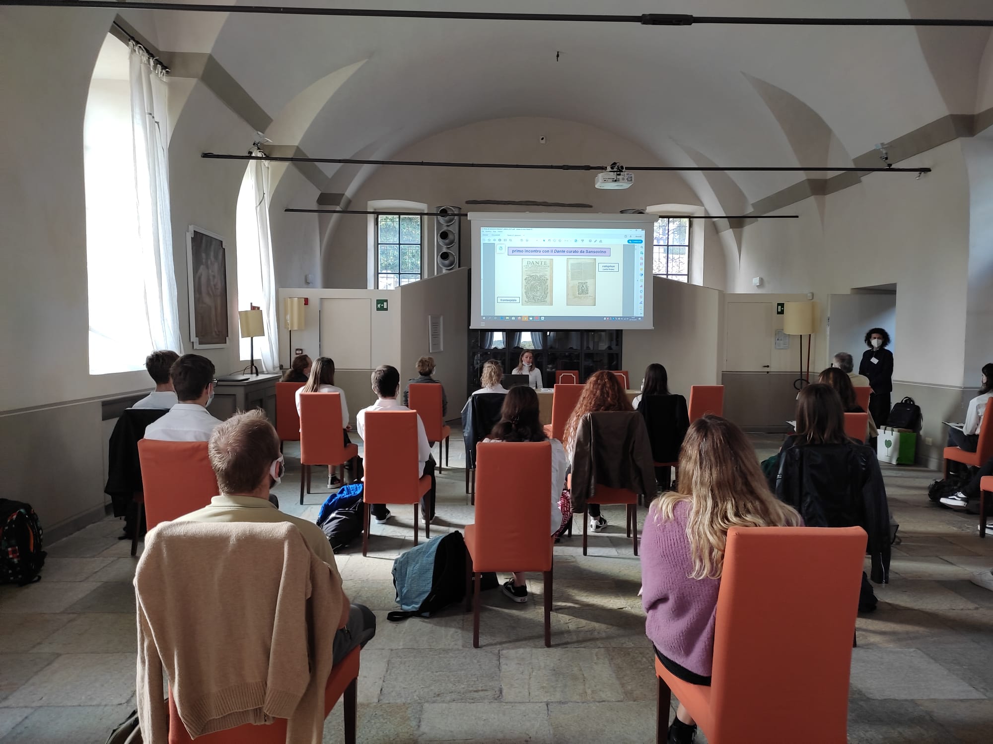 Salone della Marchesa -L'esposizione dei lavori al pubblico lo scorso Venerdì 1° ottobre