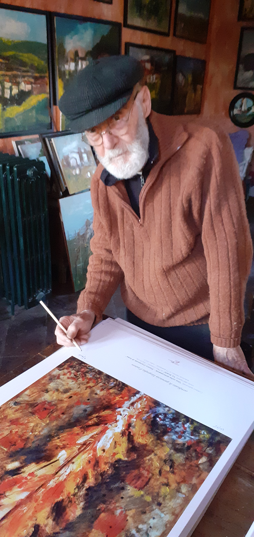 MIRO GIANOLA FIRMA LE LITO DA COLLEZIONE