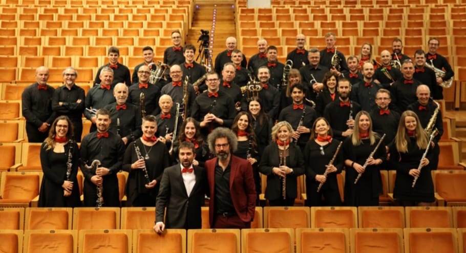 La banda musicale di Albiano d'Ivrea