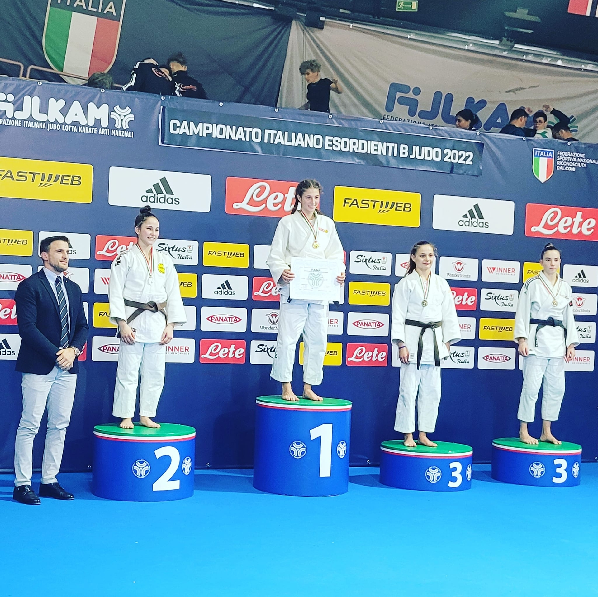 Alessia Esposito podio 48 kg