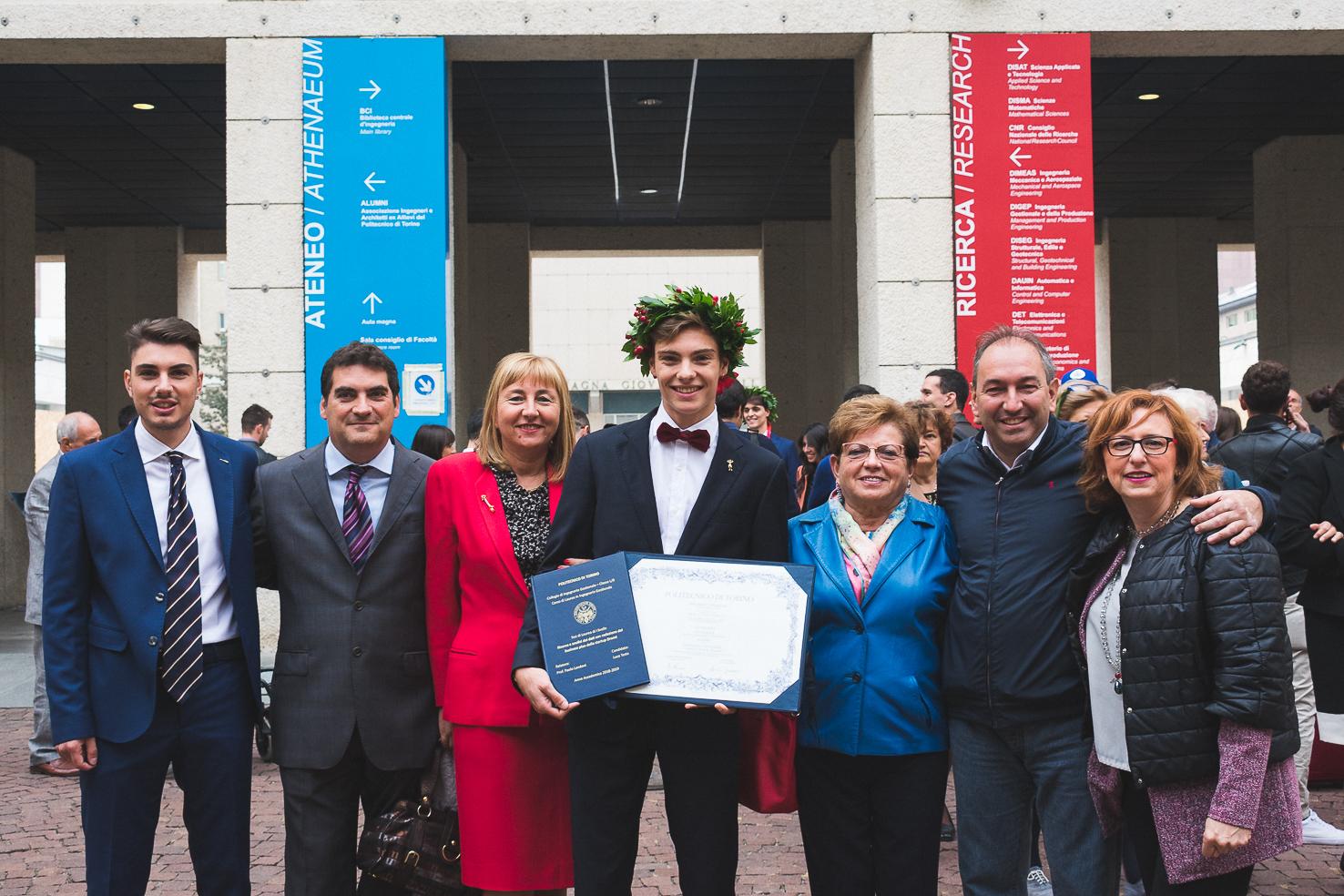 Laurea triennale, con la famiglia