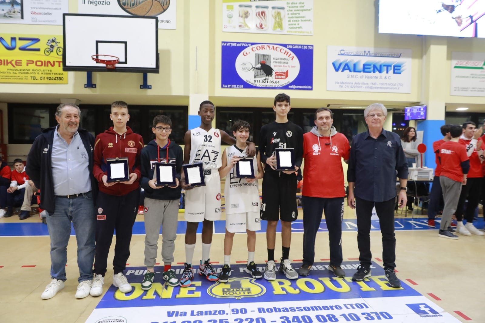 La Befana Gioca a Basket quintetto