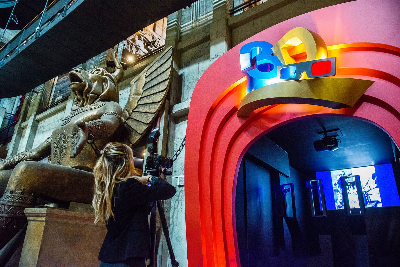 Sabrina al lavoro per il Museo del Cinema di Torino