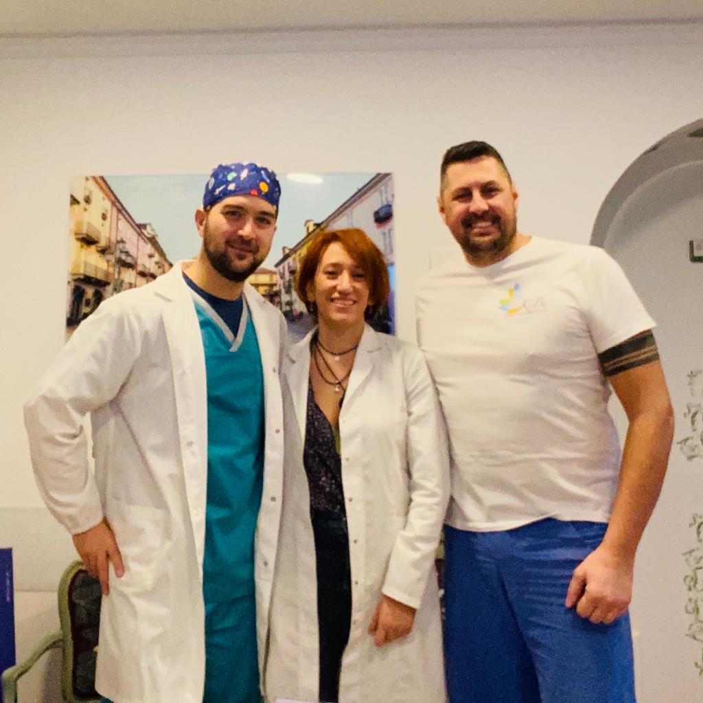 Con i colleghi dello studio di Chivasso