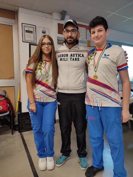 Elisa Tallarico e Pietro Abelli con Mauro Nespoli 