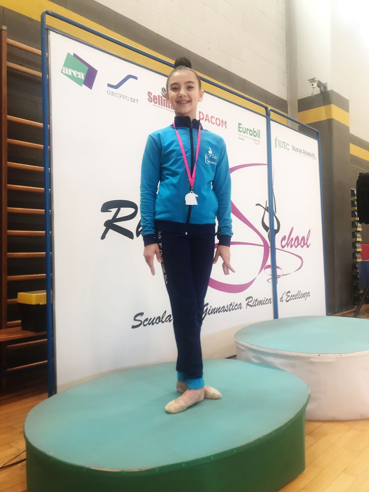 Daria molinari sul podio di Candelo