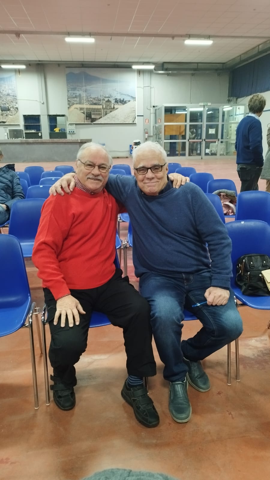 con il caro amico giornalista, scrittore, poeta ed ex vicedirettore di Tuttosport Darwin Pastorin